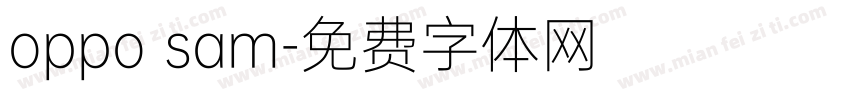 oppo sam字体转换